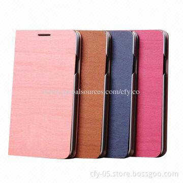 Fancy leather cell phone cases for Samsung S5